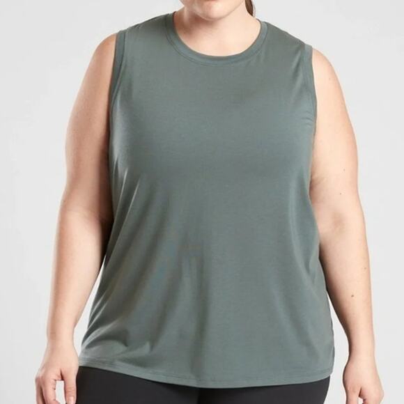 Athleta Vital Tank 2.0 Essence NWT Size 3X Smokey Green - Picture 3 of 8